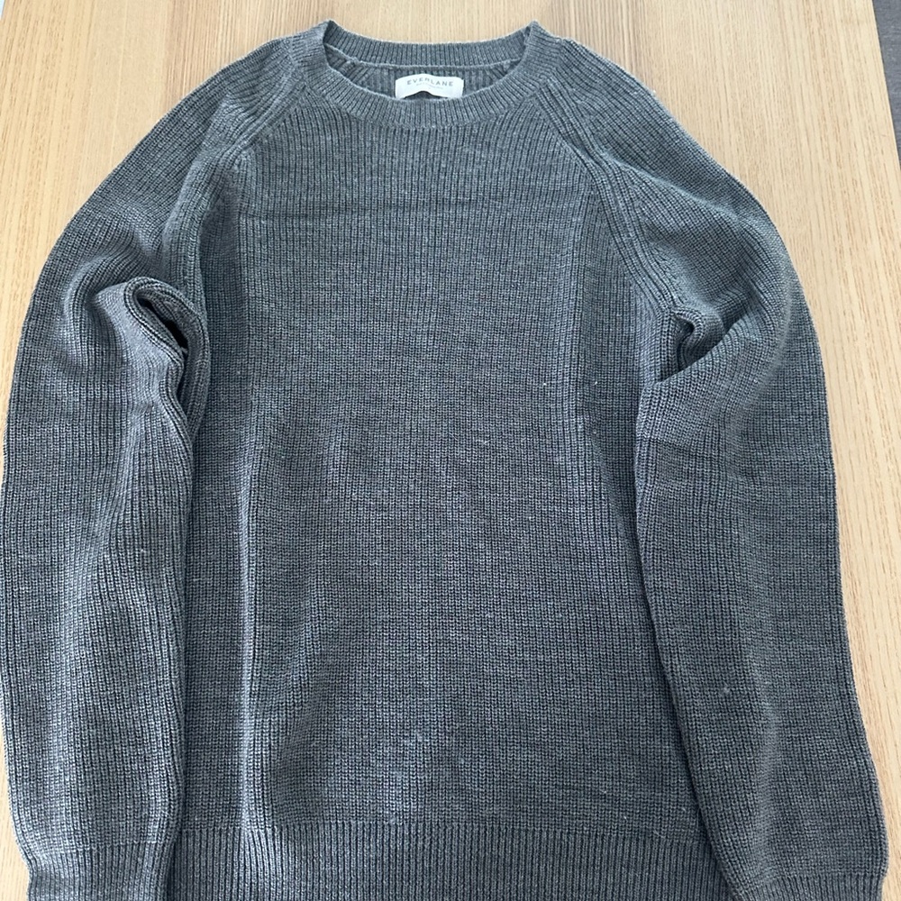 Men’s - Everlane - Crewneck Sweater - Grey - Size Medium